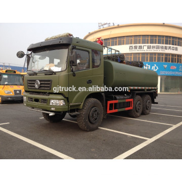 Camion de ravitaillement militaire d&#39;huile de 6x6 dongfeng / camion de ravitaillement de carburant tout terrain de ravitaillement